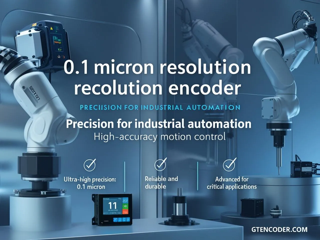 Codificador de resolução de 0,1 mícron: precisão incomparável para automação industrial